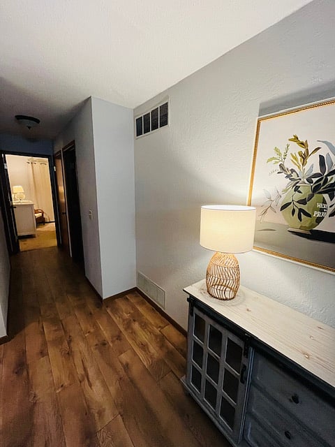 Hallway from living room to bedrooms