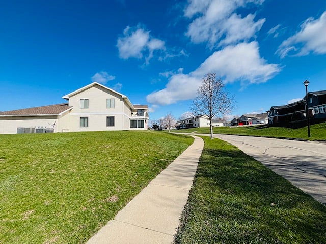 This neighborhood is incredible! We saw a rare gem for a rental and snapped it up! The area is very residential and quiet, but close to every amenity possible and 5 minutes from both hospitals in Cedar Rapids. Sidewalks for strolling and lots of space between units!