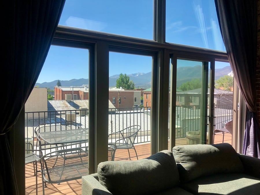 VIEW FROM LIVING ROOM