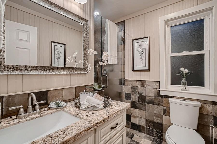 Bathroom 2 with standing shower