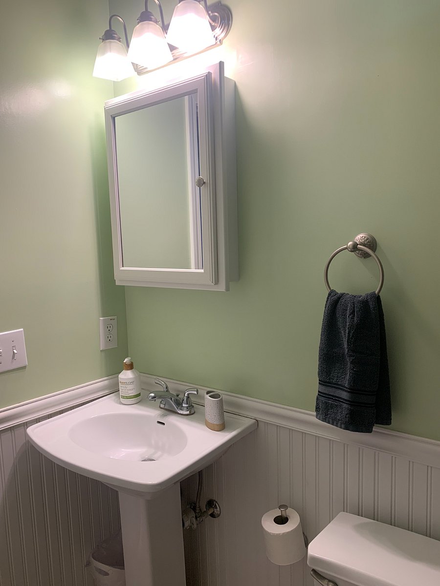 hall bathroom vanity