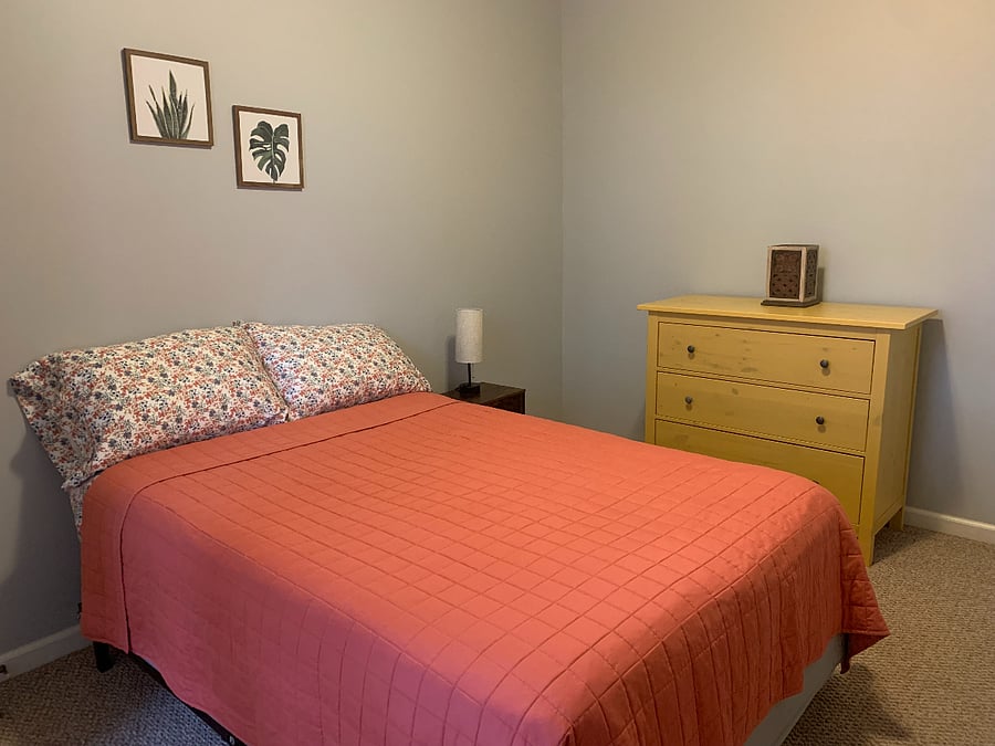 2nd bedroom, double bed