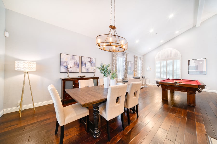 Formal Dining and Pool Table