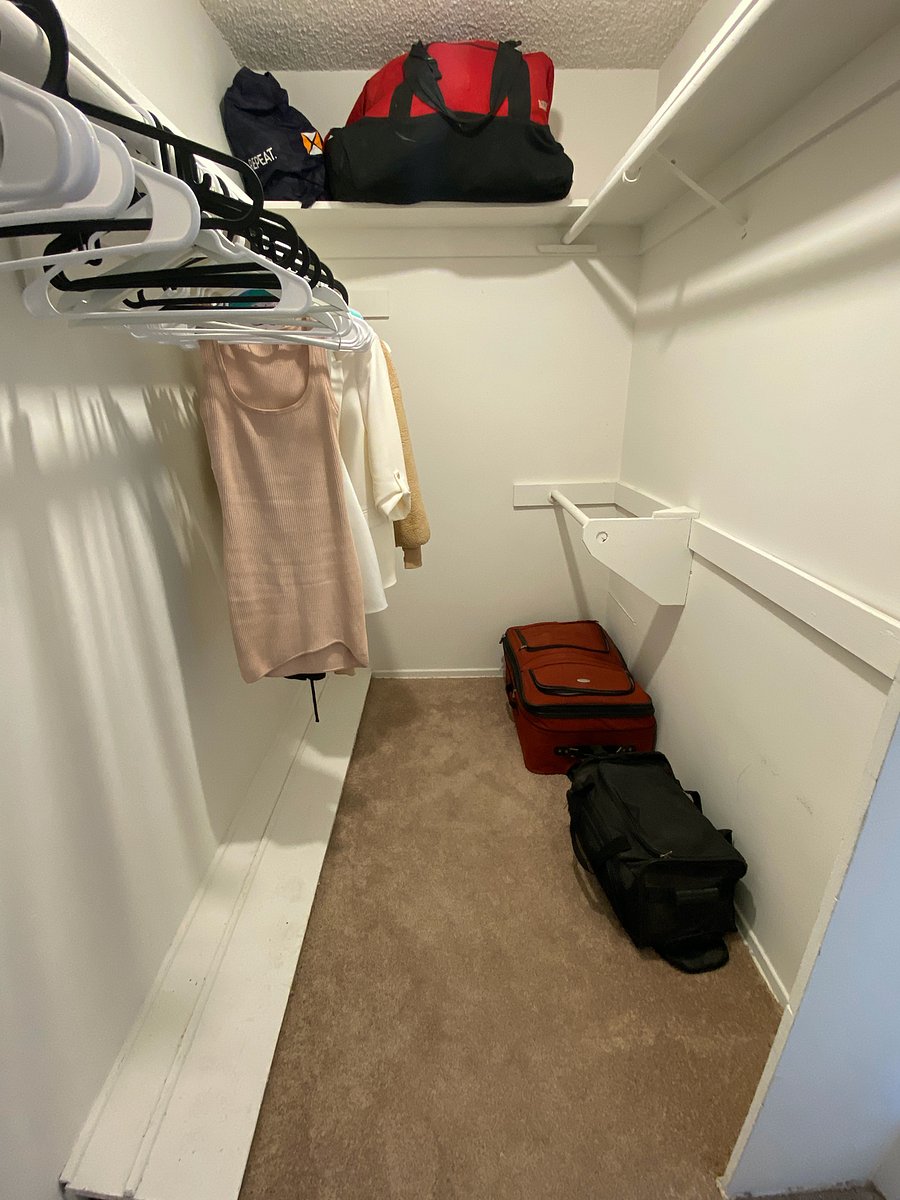 Master walk-in closet