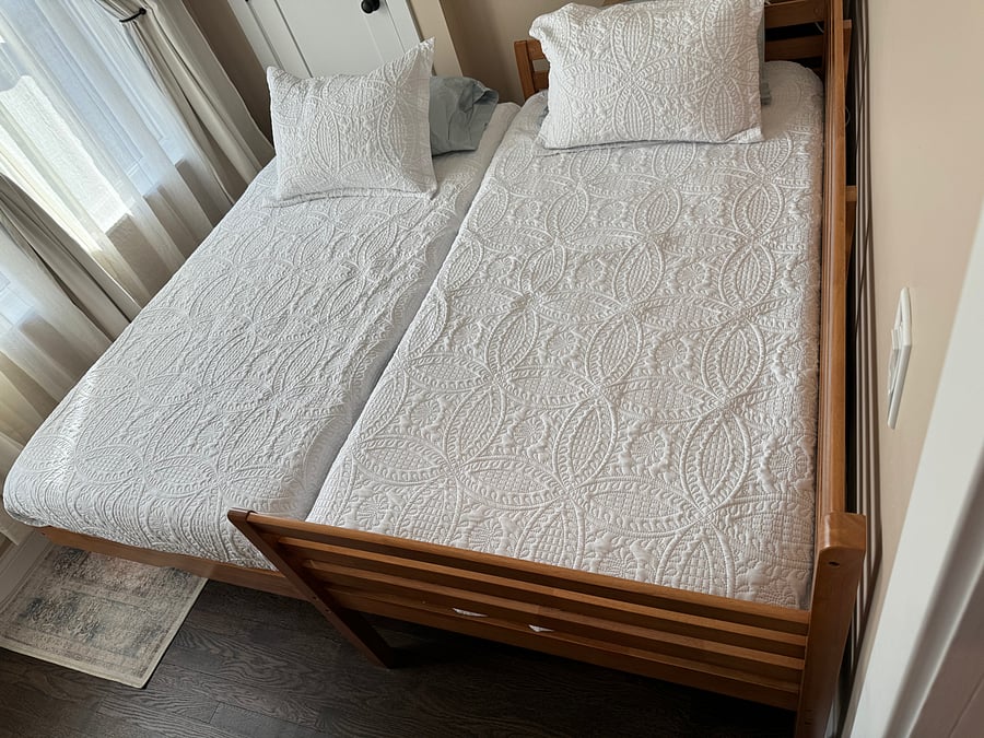 Bedroom 3 with bottom twin bed pulled out