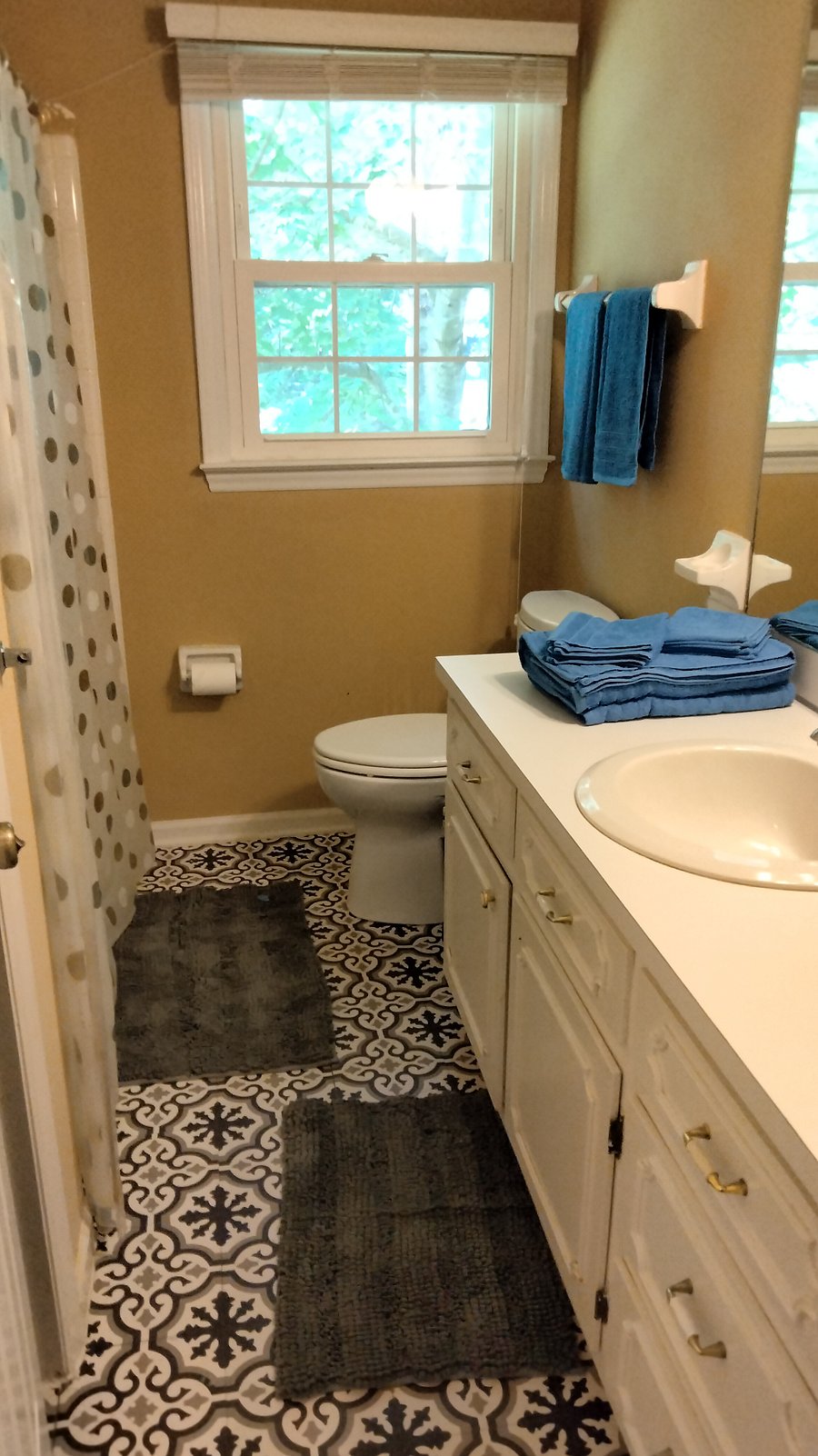 Hallway bathroom