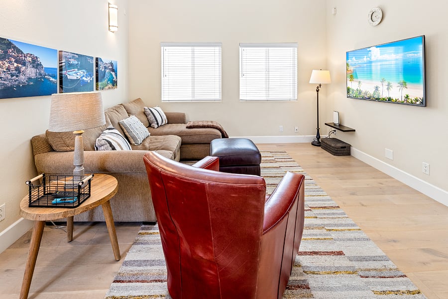 Family room on second level.