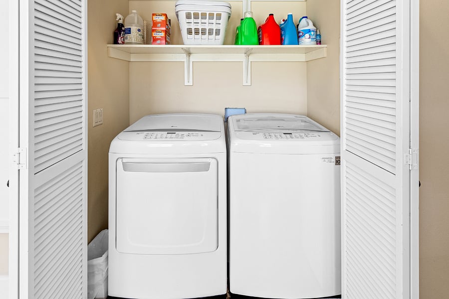Laundry on level 2.