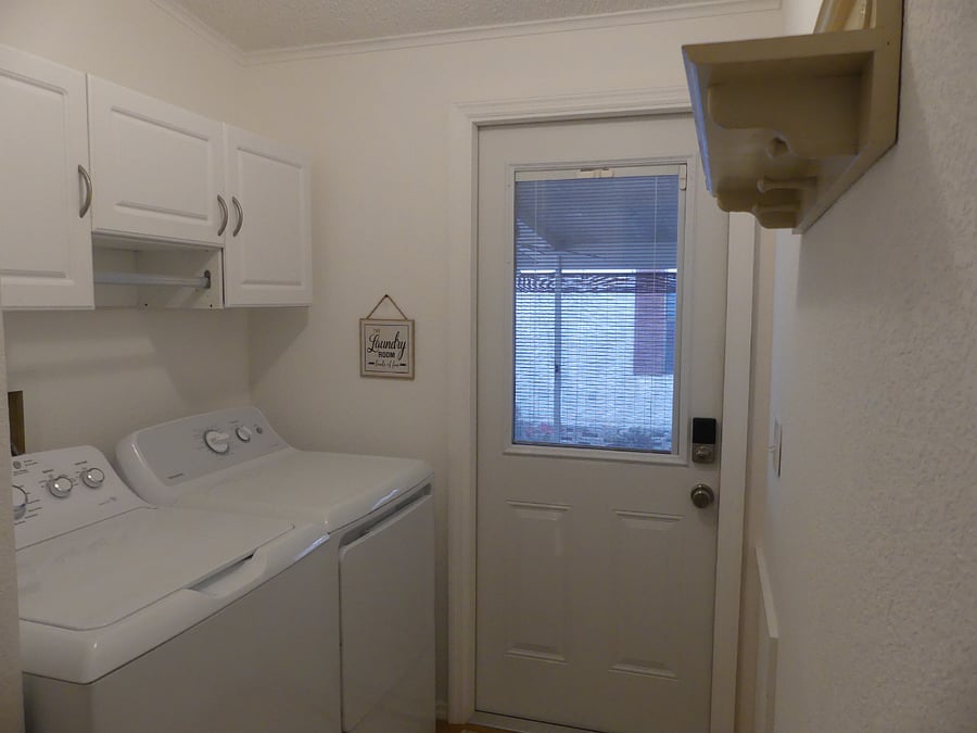 recent washer and brand new dryer