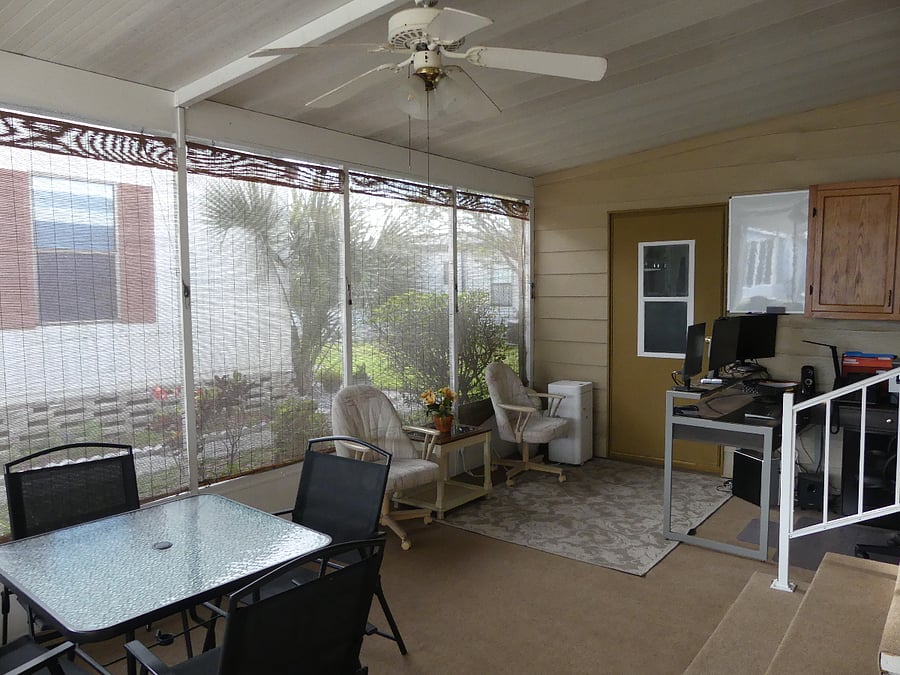 Screened porch