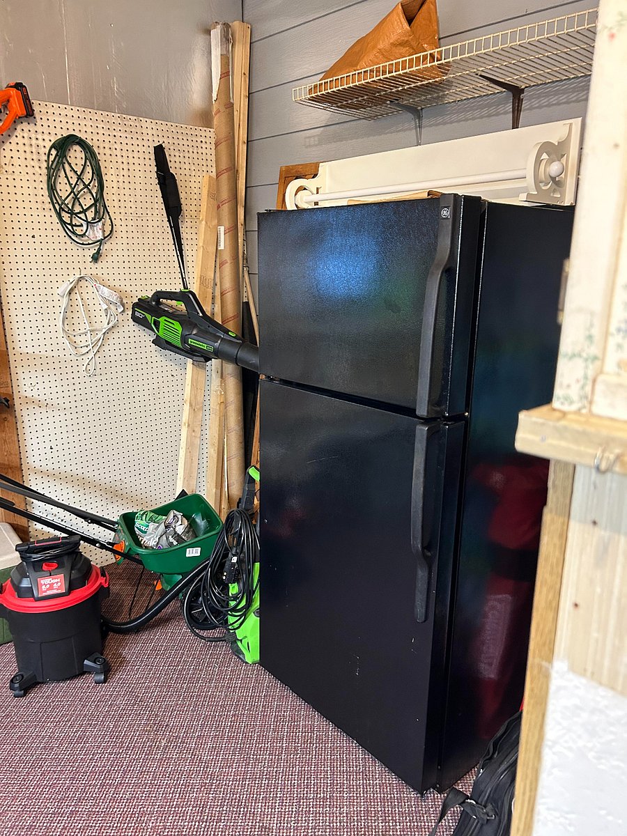 extra refrigerator in the shop