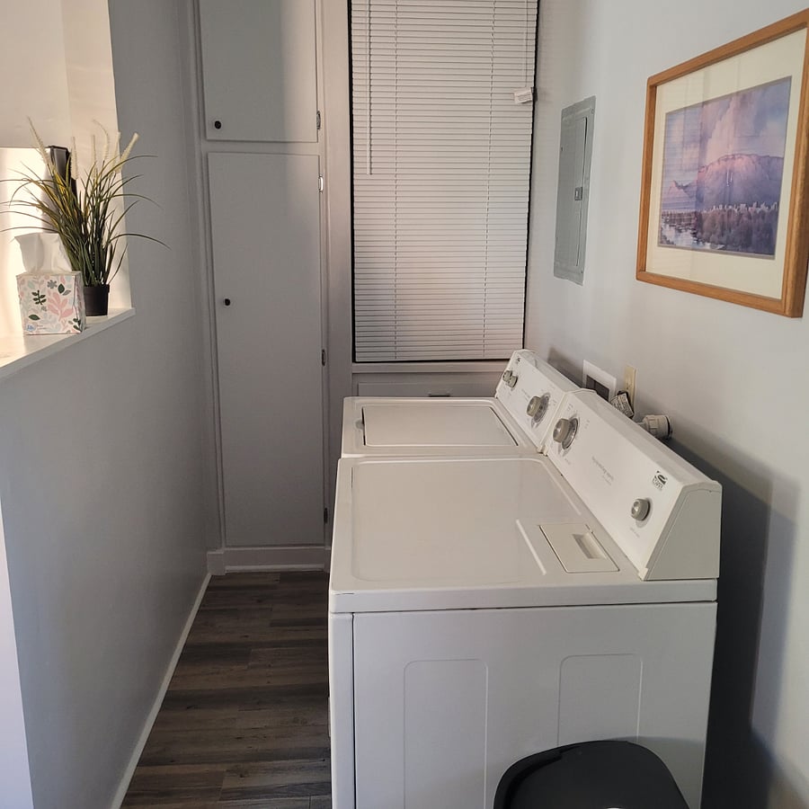 Full size washer and dryer