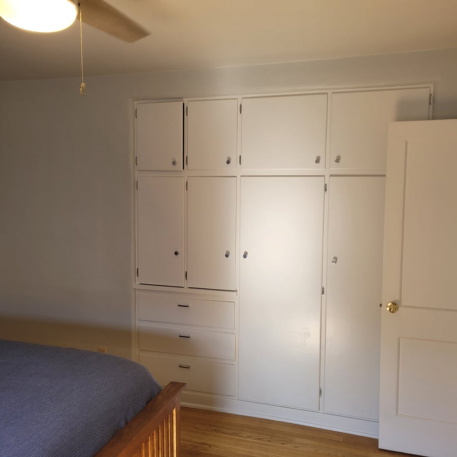 Loads of closet and storage space.