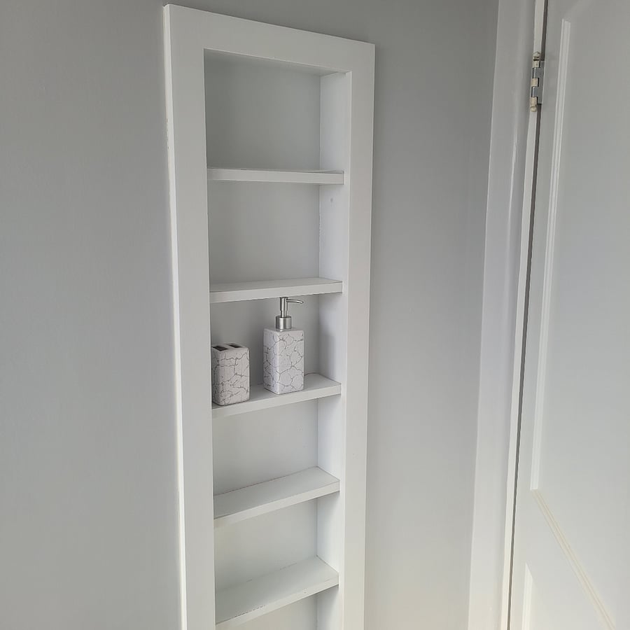 Custom storage in the bathroom