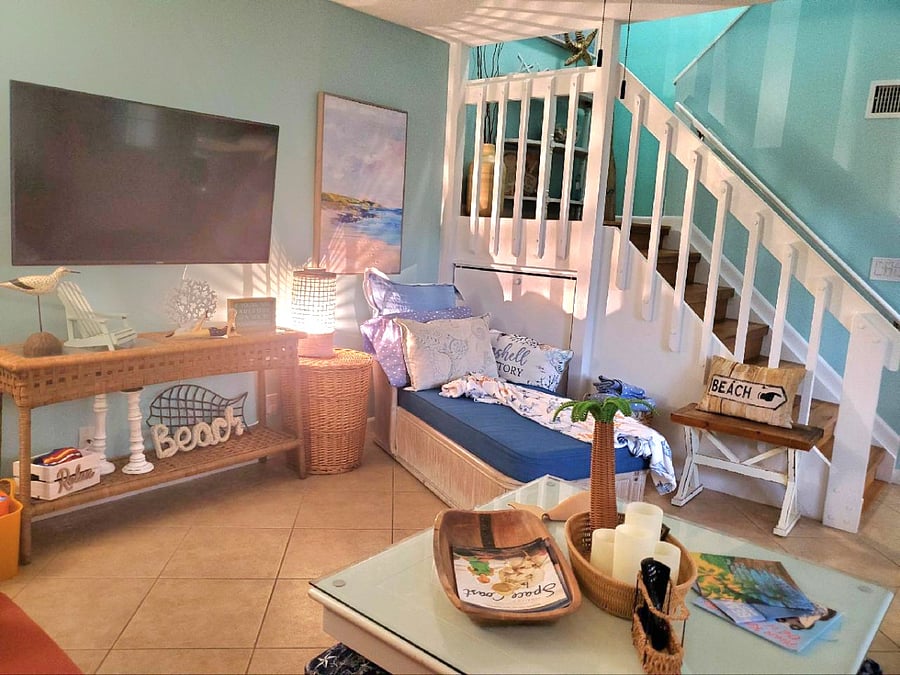 Stairs to upper level