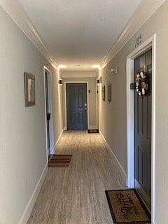 Hallway leading to unit