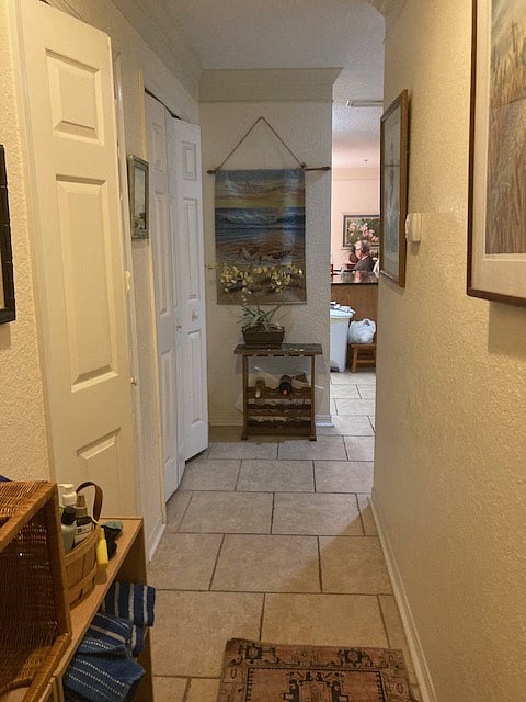 Entrance hall inside unit