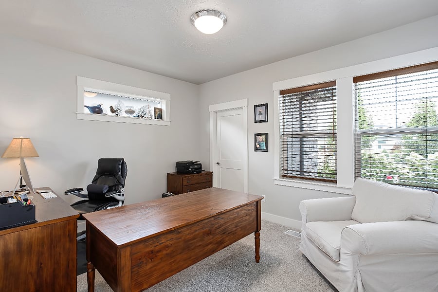 Downstairs Office 2 with Armchair and two desks