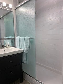 Walk-in Shower.