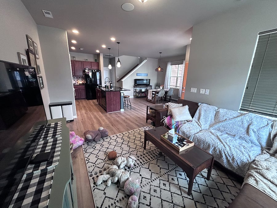 Shared living room. this is what it usually looks like.