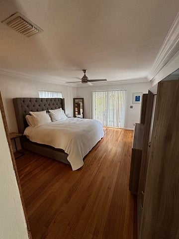Walking into the Master bedroom