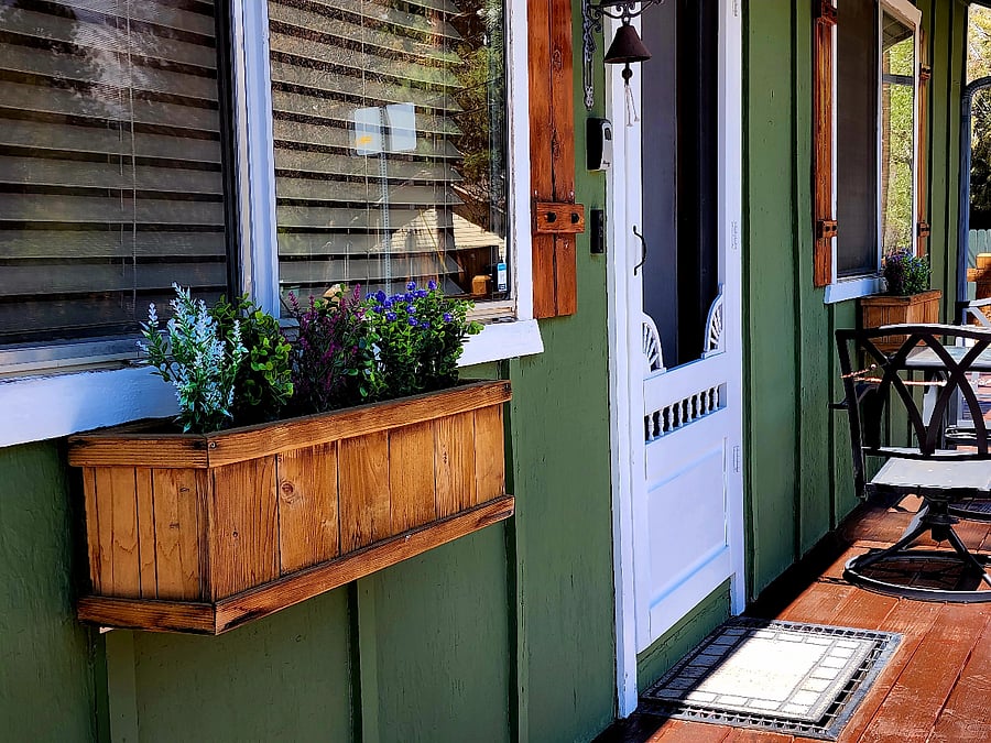 Our deck, seating, and amenities create the perfect relaxing vibe. Weve recently added new chairs and a cozy firepit, with even more outdoor upgrades planned ahead including a future game room! 