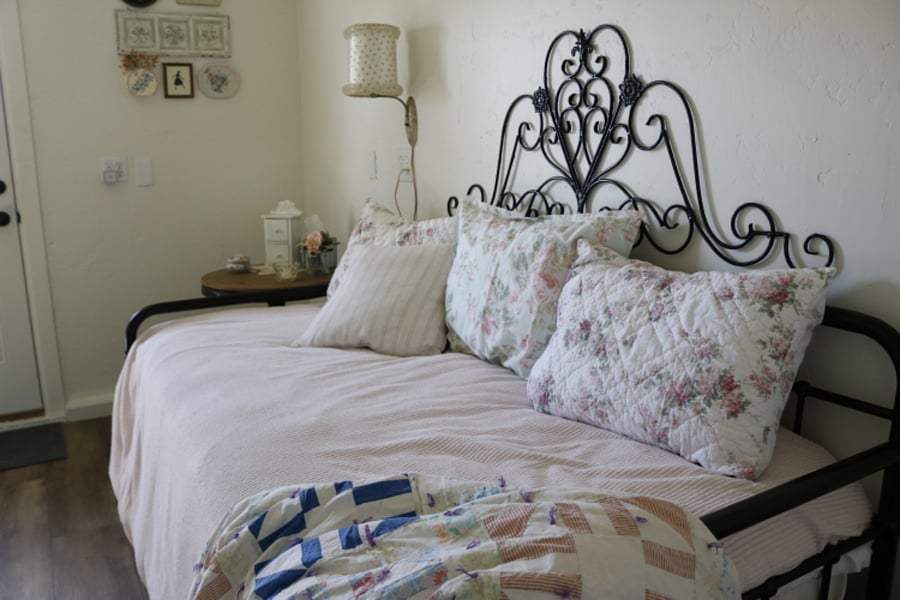 Second Bedroom with a trundle bed. Second mattress below. Perfect for guests or a second roommate.