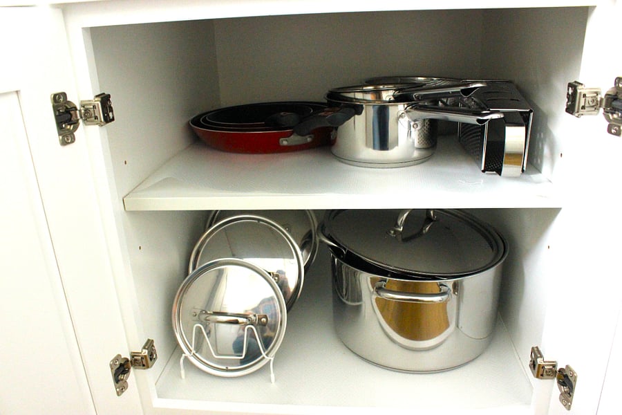 Full set of pots and pans