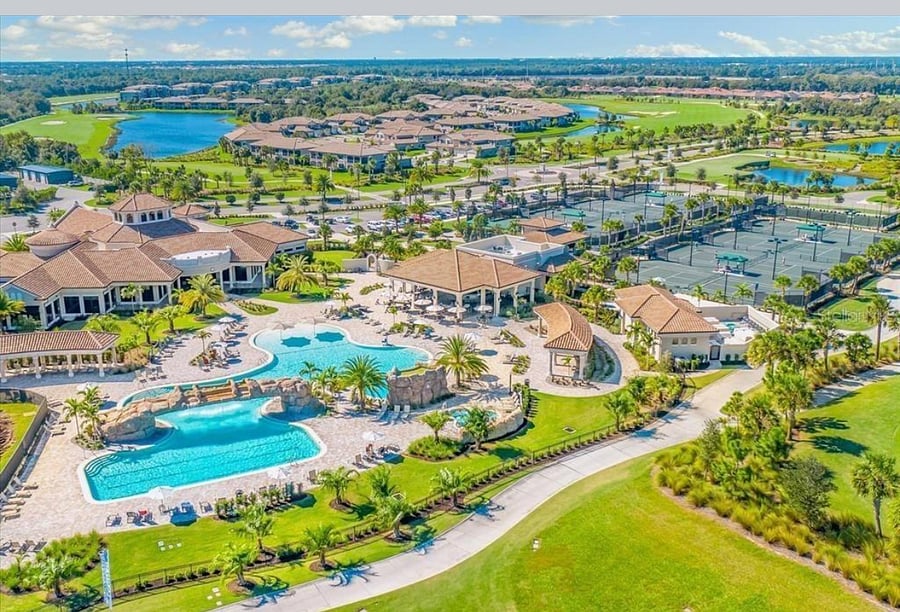 Main pool and clubhouse area 