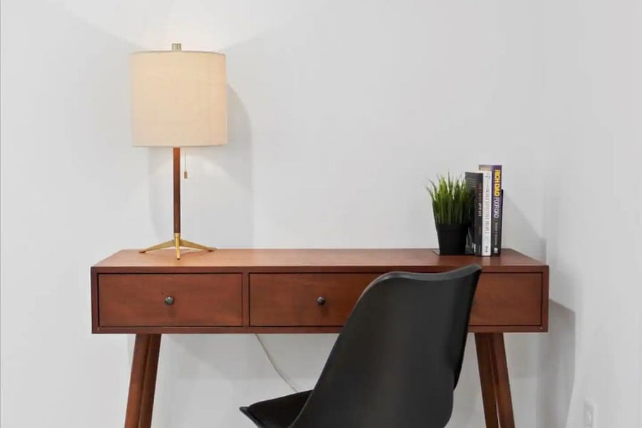 Perfect reading desk to get some work done.