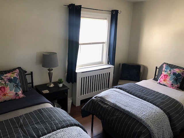 This room too is currently dressed for the season and has 2 sets of sheets.  