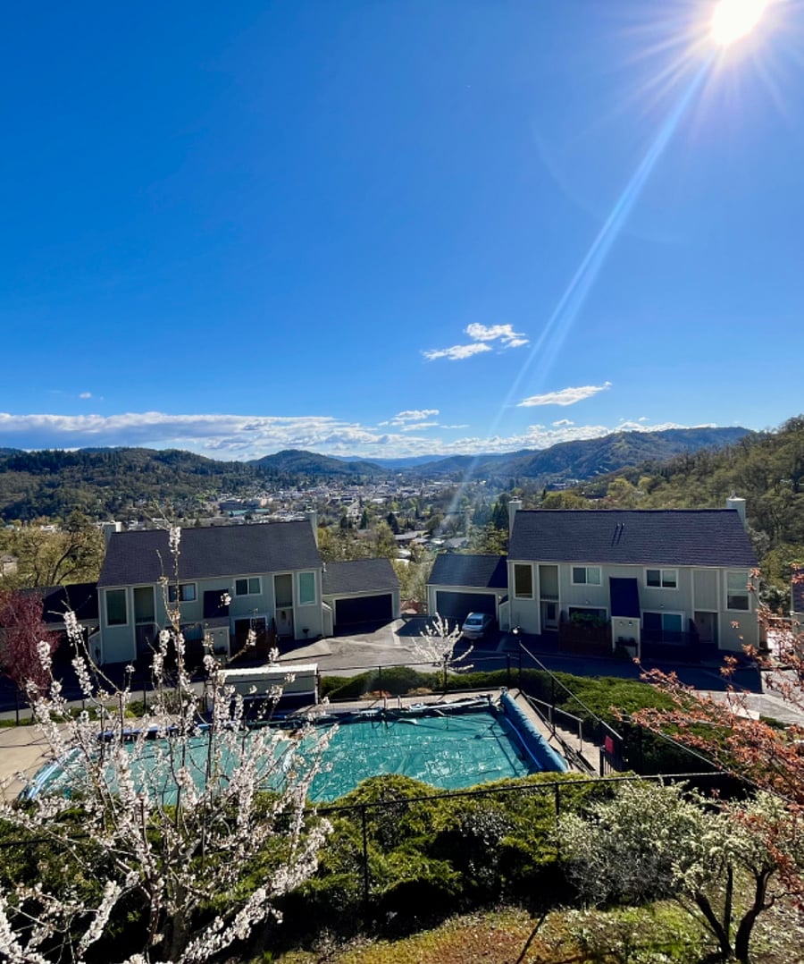 View from balcony