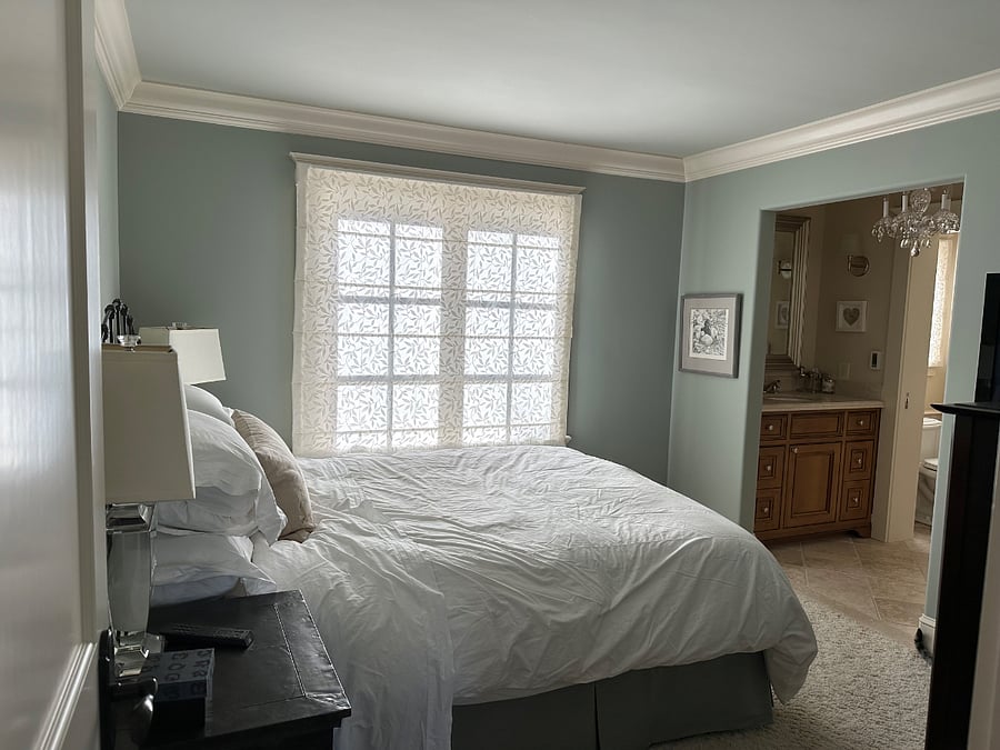 Custom roman shades with blackout shades