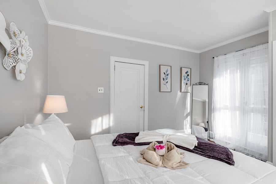 A peaceful retreat with soft tones and airy space, perfect for restful nights and calm mornings.