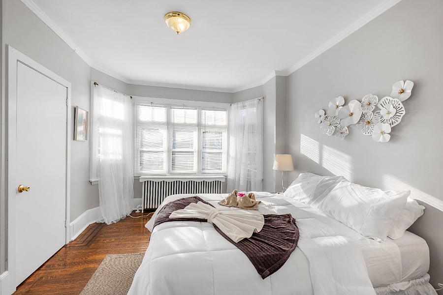 A peaceful retreat with soft tones and airy space, perfect for restful nights and calm mornings.