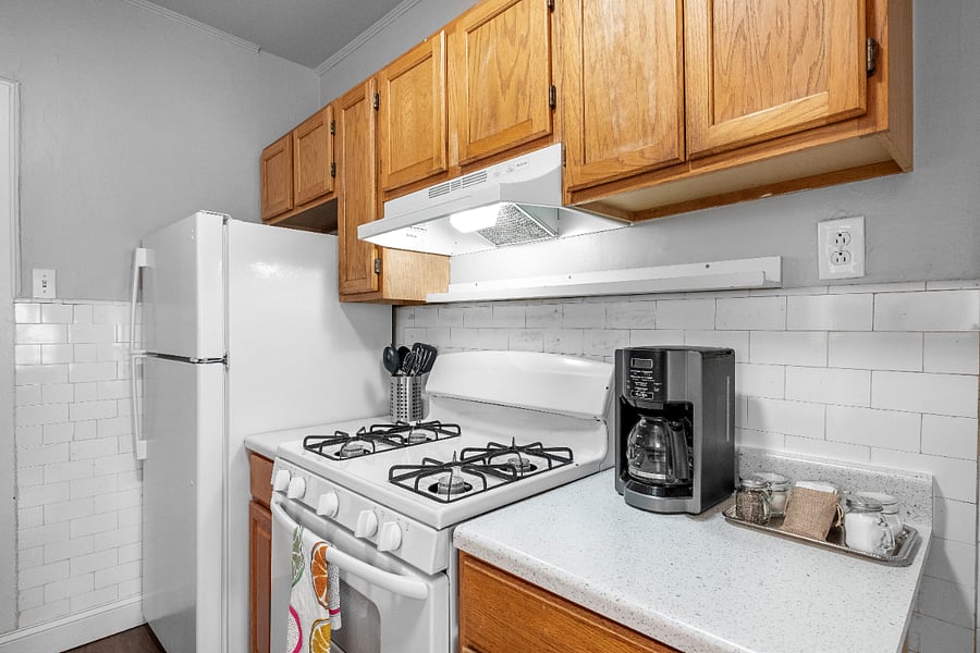 A bright, modern kitchen where style meets function, inspiring culinary creativity every day.