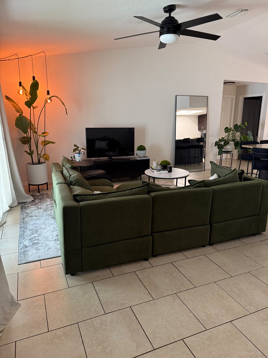 Living room with TV