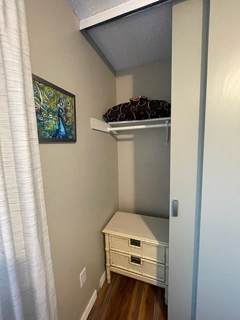 Two small dressers in the #2 bedroom closet