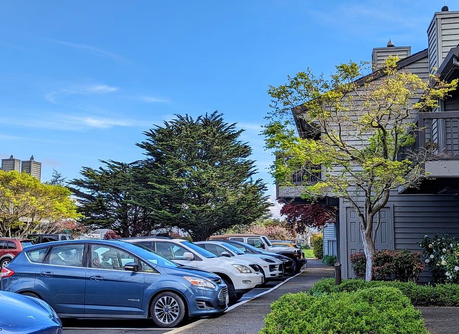 Parking space is here
