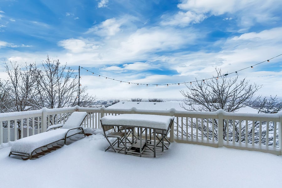 Deck in Winter