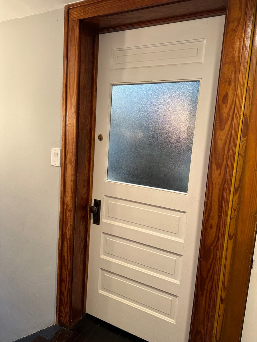 Lower apartment private entrance.