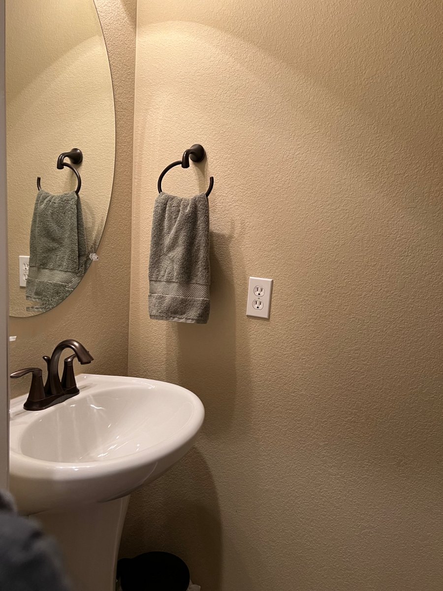 Downstairs half bath.