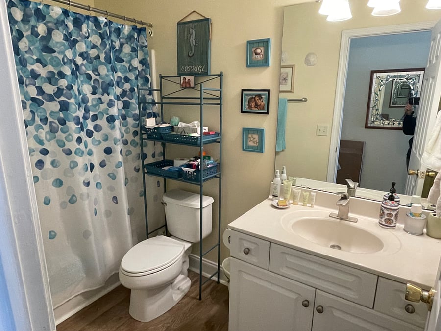 Shared hall bathroom 
