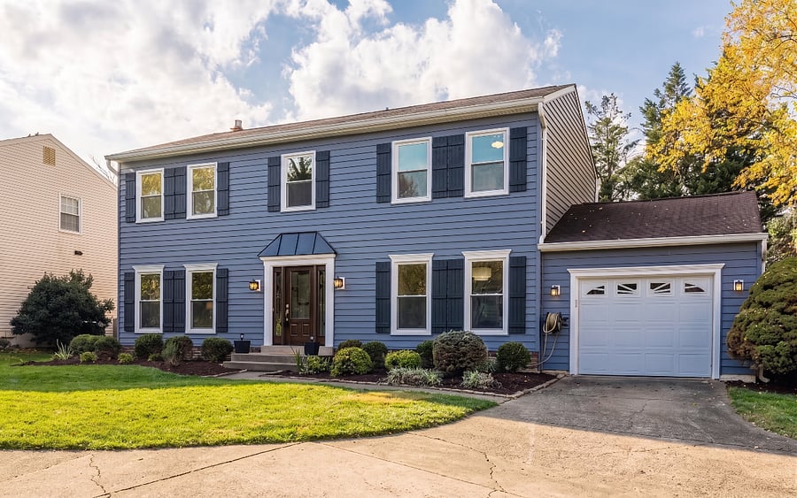 Exterior view of the main home, with private entry around the left side leading directly to your dedicated basement suite.