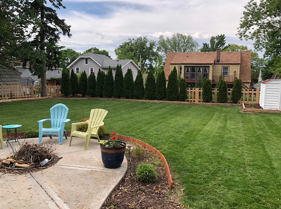 Fenced Back Yard