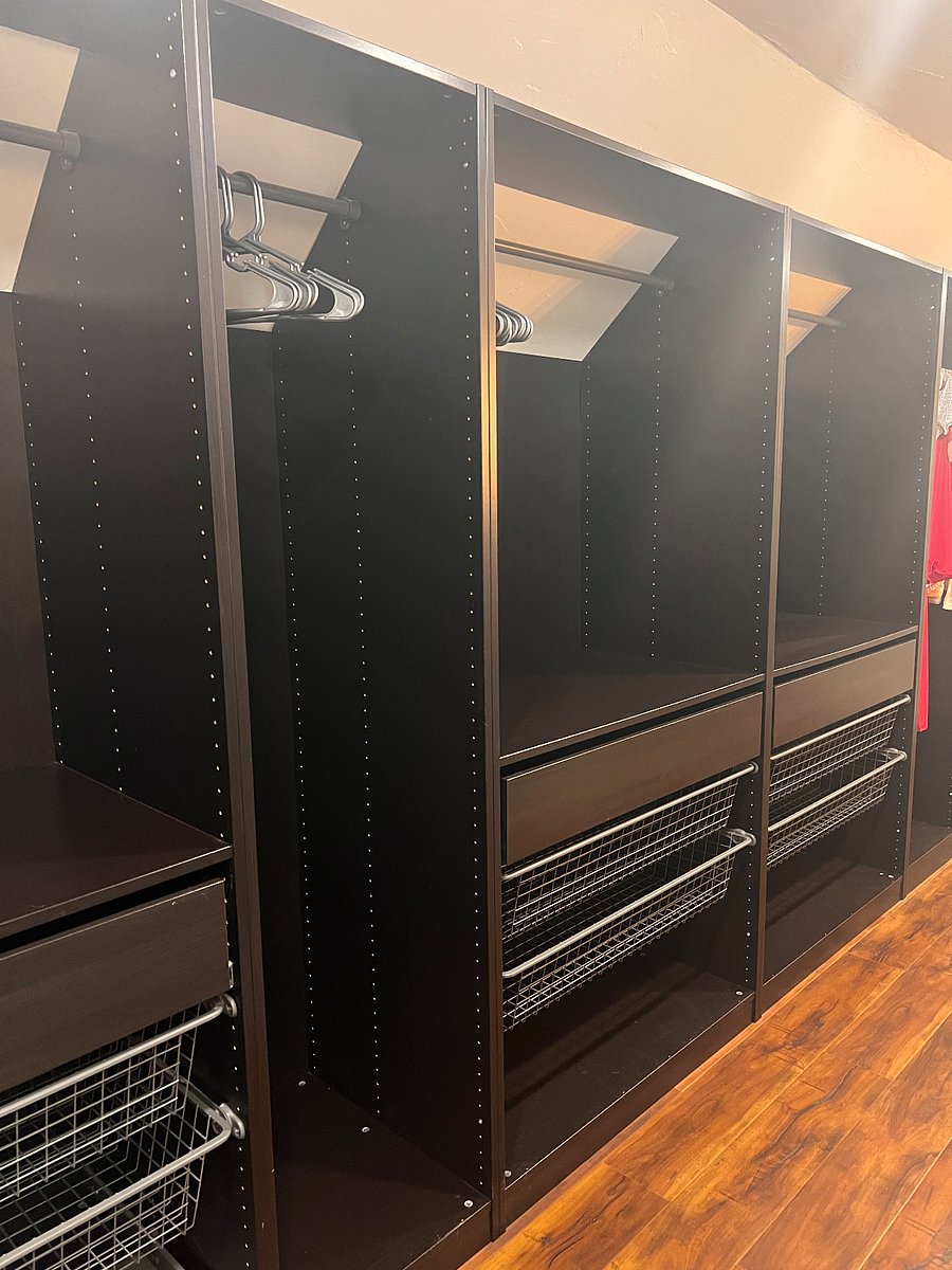 Tons of closet space.