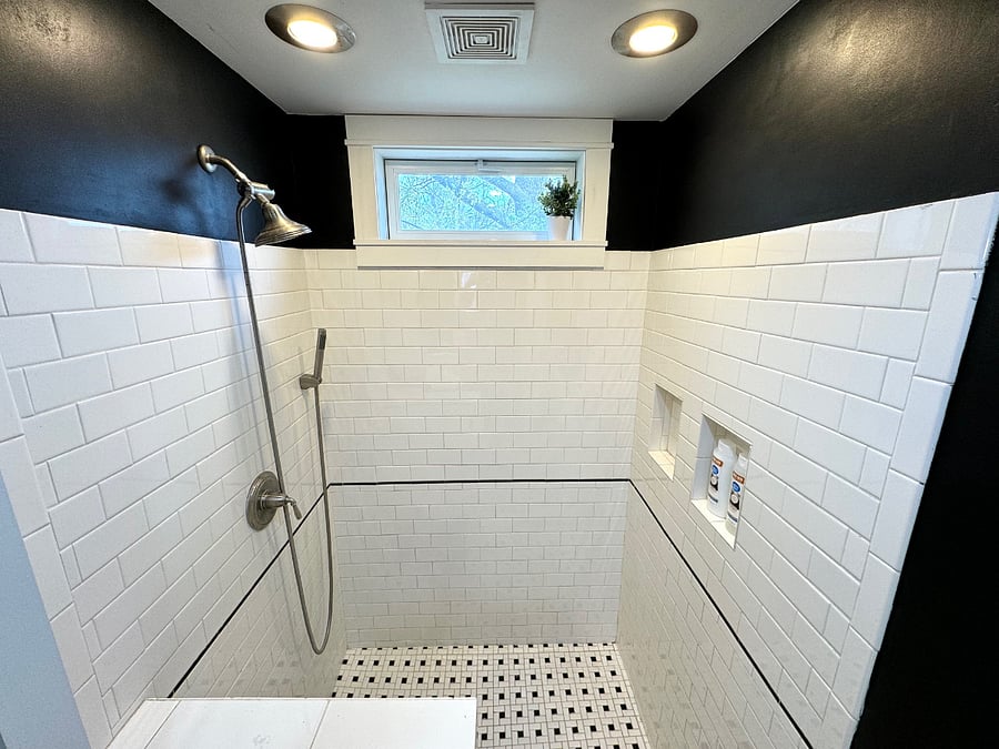 Main floor Walk In Shower