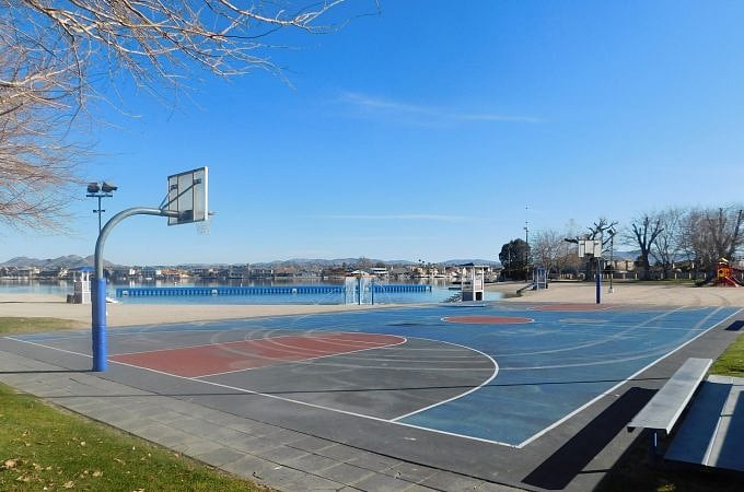Basketball Court at Beach Amenity
