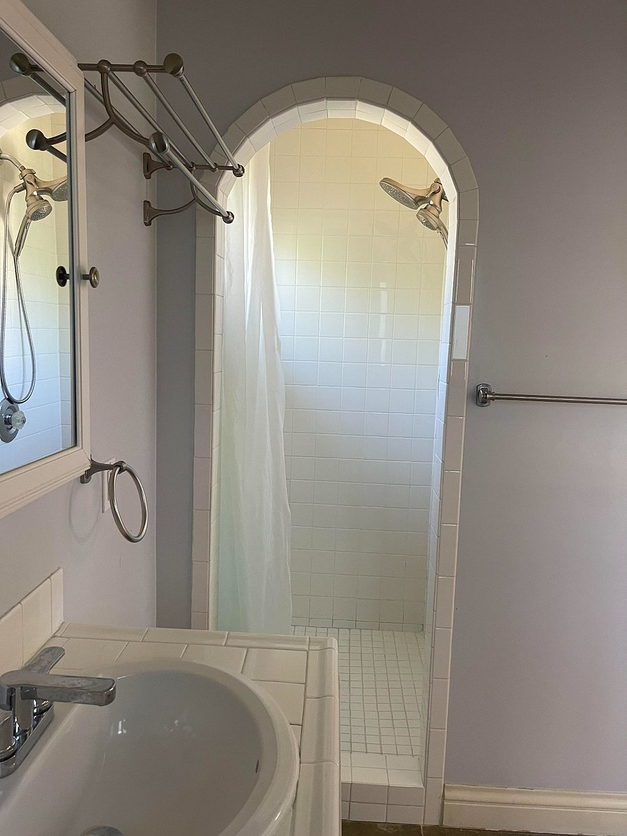 Tiled shower