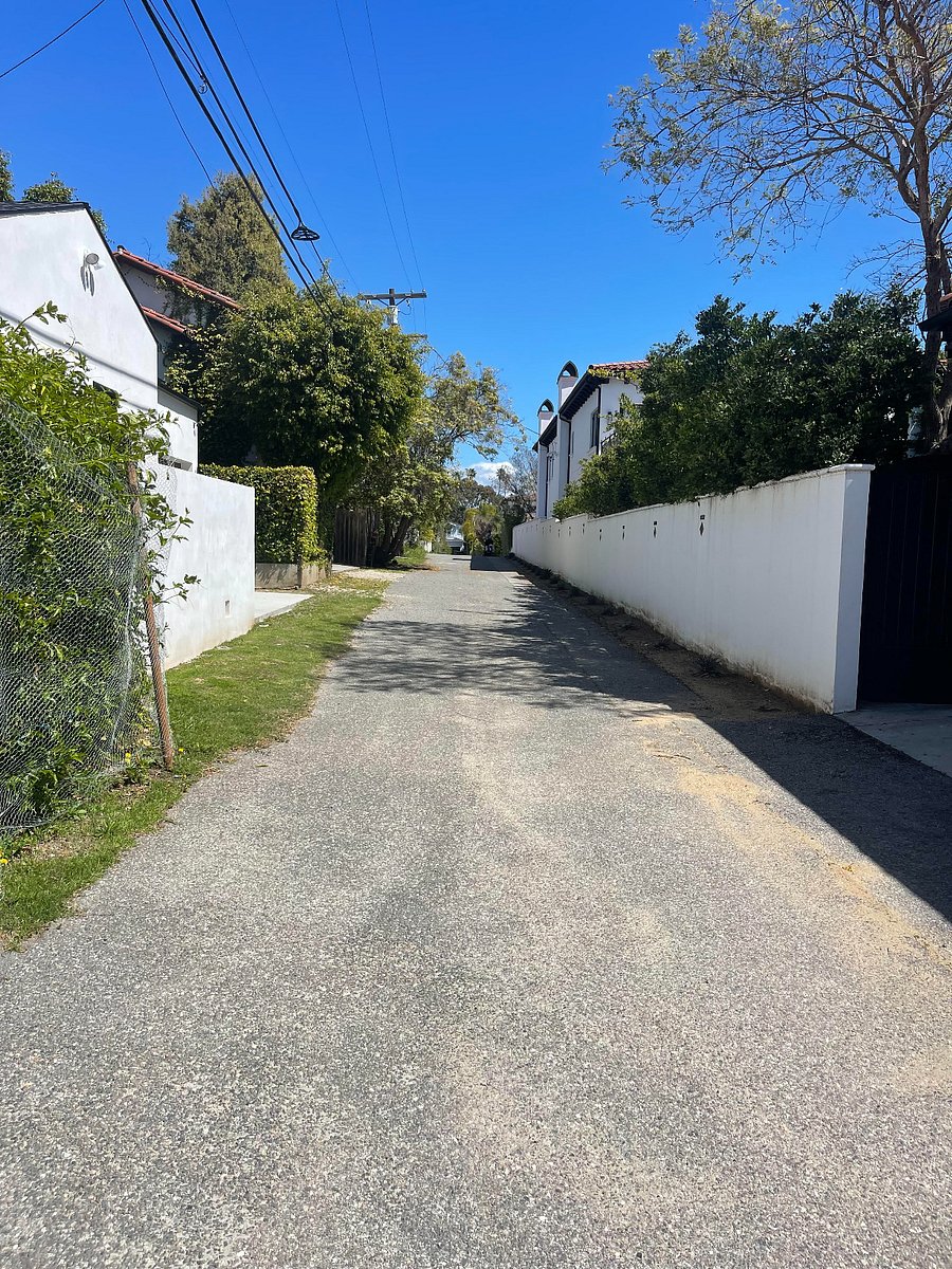 Alleyway outside of unit